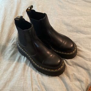 Black chunky Dr Martens - size 5